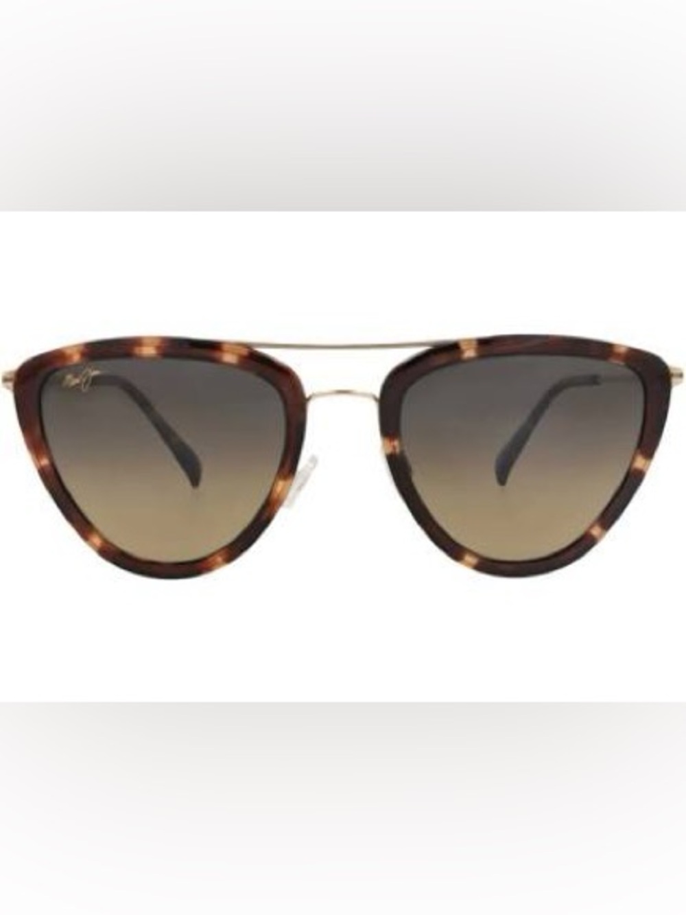 Maui Jim Hunakai (HS331) sunglasses featuring a Havana Brown tortoise frame.